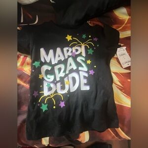 Mardi Gras Dude Kids T-Shirt - Black